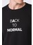 Erkek Siyah Oversize Fit Bisiklet Yaka Baskılı Içi Yumuşak Tüylü Sweatshirt RF0202 3