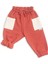 Bebek Kalın Pamuklu Jogger Pantolon - Mercan - 6-9 Ay 2