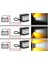 Beyaz LED Sarı Çakarlı Kare Off Road Sis Farı Çalışma Lambası 12 LED 10-30V 36W 5