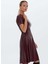 Bordo Kadın Elbise 22KSL7203 4