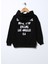 Baskılı Siyah Sweatshirt Momen Boy 2