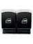 Seat Ibiza 2009-2012 Sol Sürücü Kapısı Cam Açma Düğmesi Tuşları Çiftli Kromlu 5K3959857C 3