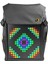 Pixoo Backpack M Siyah Ledli Sırt Çantası 1