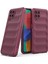 Galaxy M33 İçin Kaymaz Silikon Telefon Kılıfı - Koyu Kırmızı (Yurt Dışından) 2
