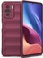Poco F3 İçin Kaymaz Silikon Telefon Kılıfı - Koyu Kırmızı (Yurt Dışından) 2