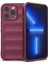 iPhone 13 Pro Max İçin Kaymaz Silikon Telefon Kılıfı - Koyu Kırmızı (Yurt Dışından) 2