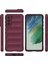 Galaxy S21 Fe 5G İçin Kaymaz Silikon Telefon Kılıfı - Koyu Kırmızı (Yurt Dışından) 2