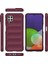 Galaxy M32 4G / A22 4G İçin Kaymaz Silikon Telefon Kılıfı - Koyu Kırmızı (Yurt Dışından) 2