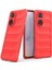 Nova 9 / 50 İçin Kaymaz Silikon Telefon Kılıfı - Kırmızı (Yurt Dışından) 1