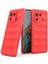 Mi 11 Pro İçin Kaymaz Silikon Telefon Kılıfı - Kırmızı (Yurt Dışından) 2