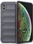 iPhone XS / iPhone X İçin Kaymaz Silikon Telefon Kılıfı - Koyu Gri (Yurt Dışından) 1