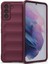 Galaxy S21 Plus 5G İçin Kaymaz Silikon Telefon Kılıfı - Koyu Kırmızı (Yurt Dışından) 2