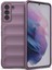 Galaxy S21 Plus 5G İçin Kaymaz Silikon Telefon Kılıfı - Mor (Yurt Dışından) 1