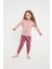 2981 Garson Bear Pembe Kız Çocuk Uzun Kol Pijama Takım 5