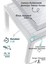 Rattan Masa Takımı 90X150 Camlı Masa 6 Kişilik Rattan Sandalye Bahçe Balkon Teras Takımı Beyaz 2