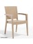 Rattan Masa Takımı 80X140 Camlı Masa 6 Kişilik Sandalye Seti Bahçe Balkon Teras Takımı 5