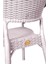 Rattan Masa Takımı 80X140 Camlı Masa 6 Kişilik Sandalye Seti Bahçe Balkon Teras Takımı 4