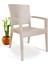 Rattan Masa Takımı 80X140 Camız Masa 6 Kişilik Sandalye Seti Bahçe Balkon Teras Takımı 3