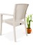 Rattan Masa Takımı 80X140 Camız Masa 6 Kişilik Sandalye Seti Bahçe Balkon Teras Takımı 5