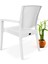 Rattan Masa Takımı 90x150 Camlı Masa 6 Kişilik Sandalye Seti Bahçe Balkon Teras Takımı 5