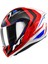 Gıvı 50.8 Racer Beyaz-Kırmızı-Siyah Kask 2