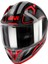 Gıvı 50.8 Racer Siyah-Tıtanıum-Kırmızı Kask 1