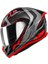 Gıvı 50.8 Racer Siyah-Tıtanıum-Kırmızı Kask 2