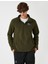 Polar Sweatshirt Polo Yaka Baskı Detaylı 3