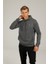 Basic Hoodie 1pr Gri Erkek Sweatshirt SN73 1