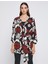 Desenli Kuşaklı Kimono 3