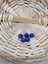 5 Adet Lapis Lazuli Doğal Taş Boncuk (8 Mm) (Sertifikalı) 1