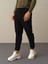 Erkek Siyah Regular Fit Polar Sweat Pantolon 2