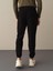 Erkek Siyah Regular Fit Polar Sweat Pantolon 4
