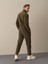 Erkek Haki Regular Fit Polar Sweat Pantolon 3