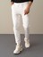 Erkek Beyaz Slim Fit Sweat Pantolon 3