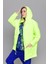 Kapüşonlu Triko Neon Hırka 4