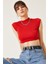 Kadın Dik Yaka Sıfır Kol Kaşkorse Bluz 1