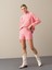 Kadın Pembe Regular Fit Triko Şort 1