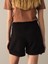 Kadın Siyah Regular Fit Şort 4