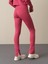 Kadın Fuşya Slim Fit Desenli Tayt 4