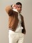 Erkek Camel Regular Fit Bomber Mont 2