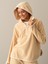 Kadın Bej Fermuarlı Polar Sweatshirt 3