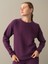 Kadın Mor Regular Fit Sweatshirt 2