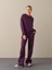 Kadın Mor Regular Fit Sweatshirt 3