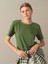 Bisiklet Yaka Pamuk Regular Fit Vatkalı Basic T-Shirt 1