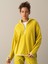 Kadın Sarı Fermuarlı Polar Sweatshirt 1