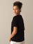 Kadın Siyah Regular Fit Tişört 4