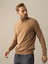 Erkek Camel Regular Fit Basic Kazak 3