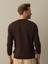 Erkek Kahverengi Regular Fit Basic Kazak 4