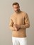 Erkek Camel Regular Fit Kazak 2